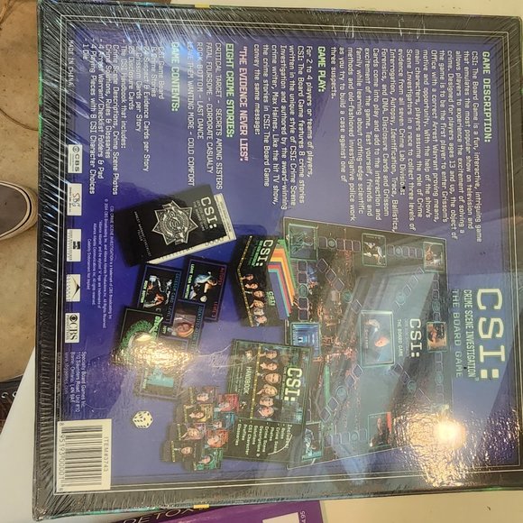 CSI: The Board Game New Sealed Packaging Crime Scene Investigation 2005 - Picture 3 of 3
